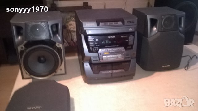 sharp-комплект с тонколони-внос швеицария, снимка 4 - Ресийвъри, усилватели, смесителни пултове - 23540557