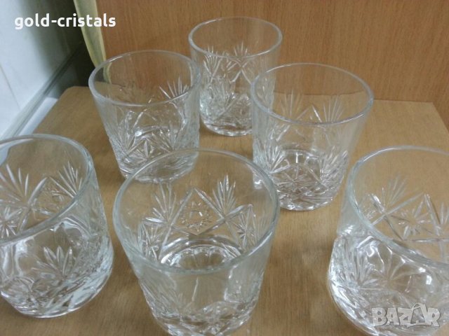  кристални чаши , снимка 7 - Антикварни и старинни предмети - 24766364