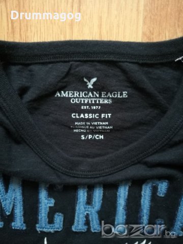 American Eagle - НОВА мъжка тениска, S, снимка 2 - Тениски - 20278321