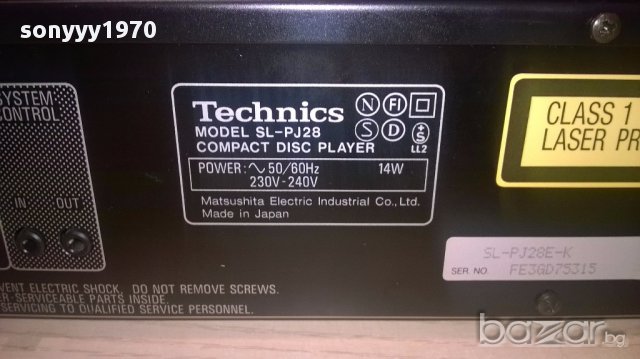 technics sl-pj28 cd player-made in japan-внос швеицария, снимка 11 - Ресийвъри, усилватели, смесителни пултове - 16194599