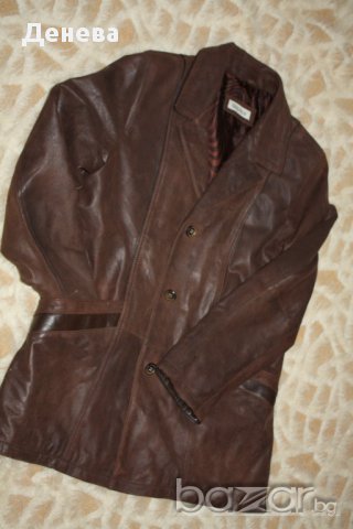 ЕСТЕСТВЕНА КОЖА на COLDSTEIN /USA/ мъжко кожено сако, снимка 1
