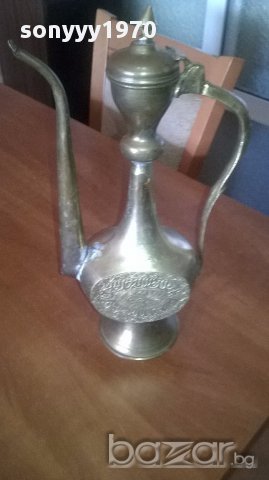 Ретро кана ориенталска масивна-31/18/7см-внос швеицария, снимка 2 - Антикварни и старинни предмети - 16554908