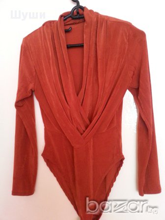 невероятна блуза-боди, снимка 1 - Блузи с дълъг ръкав и пуловери - 8874087