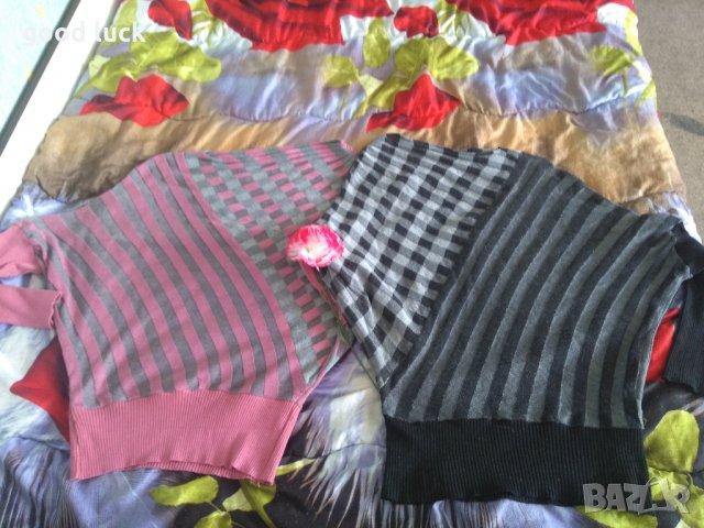 Две асиметрични пуловери М-Л размер,общо за 30 лв.