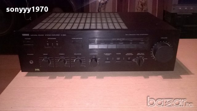 yamaha a-520 stereo amplifier-390w-внос швеицария, снимка 8 - Ресийвъри, усилватели, смесителни пултове - 17421238
