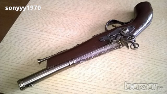 АНТИК-Ретро пищов-запалка-40см-внос швеицария, снимка 7 - Антикварни и старинни предмети - 17108795