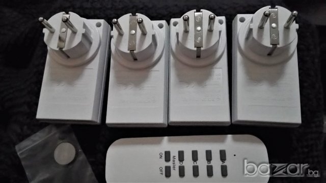 Щепсели 4бр. с дистанционно Intertek, 40m, 3680W - немски, нови! , снимка 5 - Друга електроника - 20316888