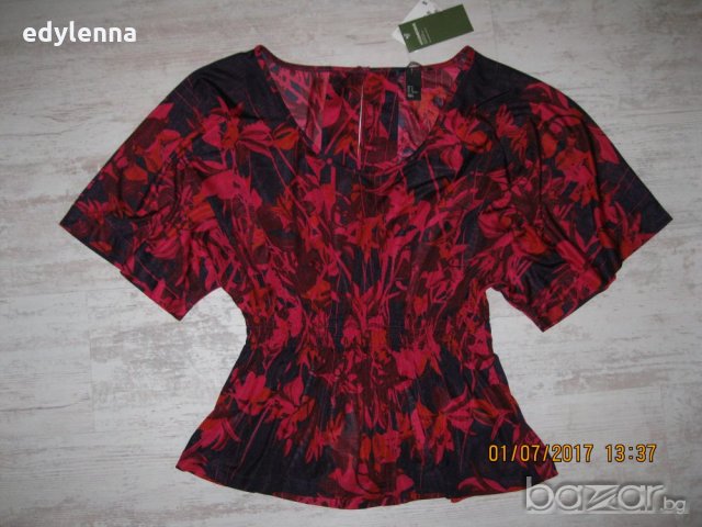 H&M нова ефирна блуза, снимка 1 - Тениски - 15493778