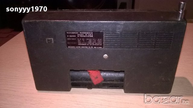 National panasonic r-306 made in japan-внос швеицария, снимка 9 - Ресийвъри, усилватели, смесителни пултове - 13681081