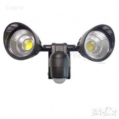 LED Светодиоден прожектор STAR от 2x3W, детектор за движение,