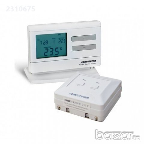 Безжичен програмируем дигитален стаен термостат Q7RF, снимка 1 - Ключове, контакти, щепсели - 16273897