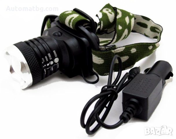 Челник/фенер за глава с LED диод и акумулатор – 6809, снимка 1 - Аксесоари и консумативи - 23824531