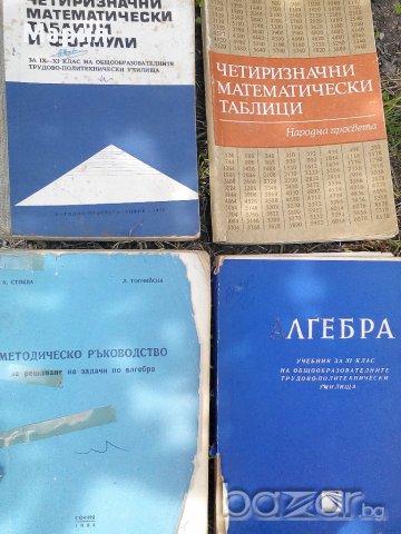 Четиризначни математически таблици,Алгебра,Методическо ръководство, снимка 1 - Художествена литература - 14795128