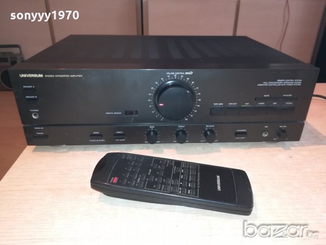 universum v4315 amplifier+remote-внос швеицария