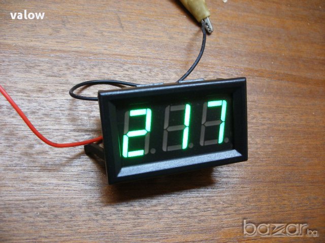 Волтметър променливо напрежение AC 60 - 500v панелен цифров дигитален