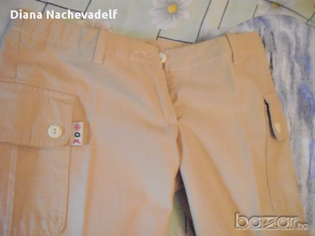 нов дамски бежов панталон, снимка 2 - Панталони - 15563495