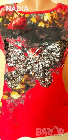 Дамска блуза с пайети, снимка 1