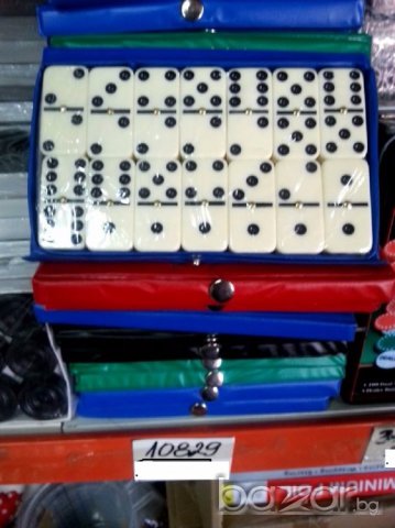 Домино в бяло,имитация на кост, снимка 1