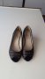 Черни обувки, естествена кожа, номер 40, снимка 1 - Дамски обувки на ток - 18091892