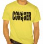 Fitness Mania! Мъжки тениски CONQUER ARNOLD - различни цветове! Бъди различен поръчай с твоя снимка!, снимка 5
