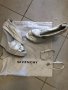 Givenchy Оригинални бели дамски обувки на платформа от естествена кожа