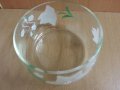 Кристална купичка  рисувана , снимка 2