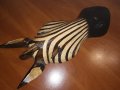маска от дърво-зебра-31х13х6см-внос швеицария, снимка 4
