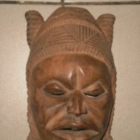  Стара Юруба маска-Нигерия, снимка 5 - Антикварни и старинни предмети - 23590673