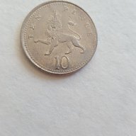 Монета От 10 Английски Пенса От 2004г. / 2004 10 UK Pence Coin KM# 989 Sp# 4650, снимка 1 - Нумизматика и бонистика - 15888812