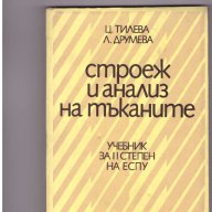 Строеж и анализ на тъканите, снимка 1 - Художествена литература - 9902298