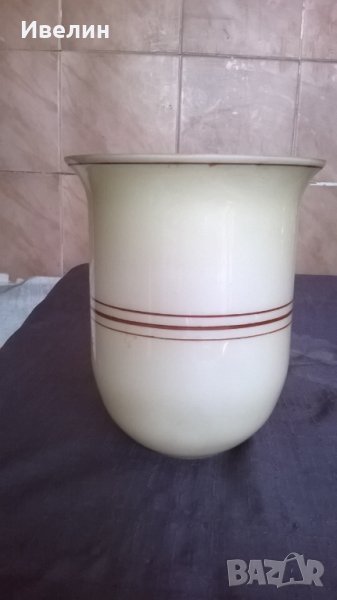 старо стъкло за полилей,нощна лампа арт деко, снимка 1