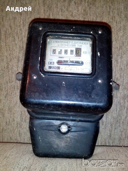 Стар електромер, снимка 1