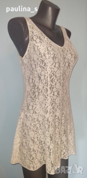 ВИНТИДЖ / Дантелена рокля тип нощница от соц-а, снимка 1