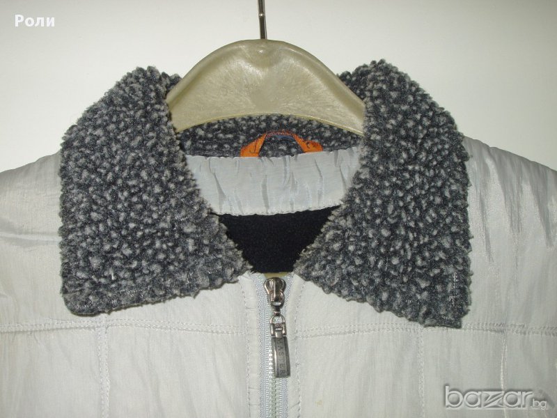 Топло яке MASTER HD светлосиво на баклавички, снимка 1