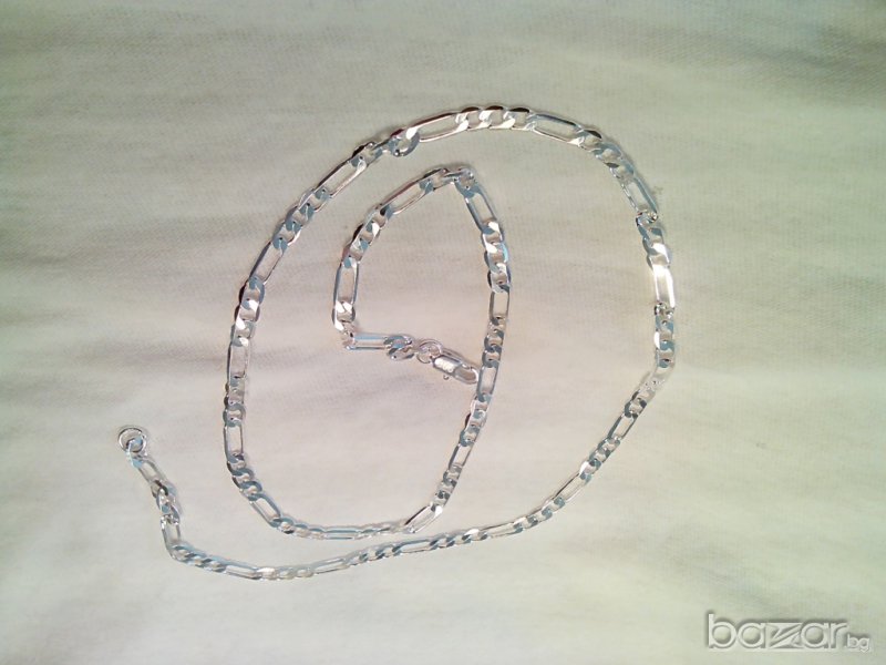 Посребрен синджир наподобяващ къртие НОВ НАЛИЧЕН, снимка 1