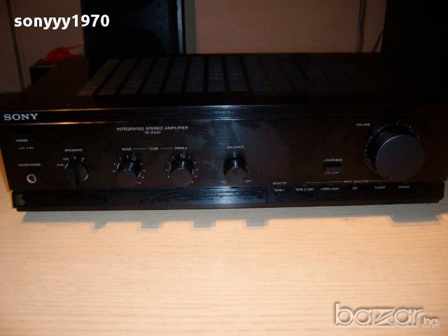 sony ta-a200-stereo amplifier-made in japan-внос швеицария, снимка 6 - Ресийвъри, усилватели, смесителни пултове - 11989618