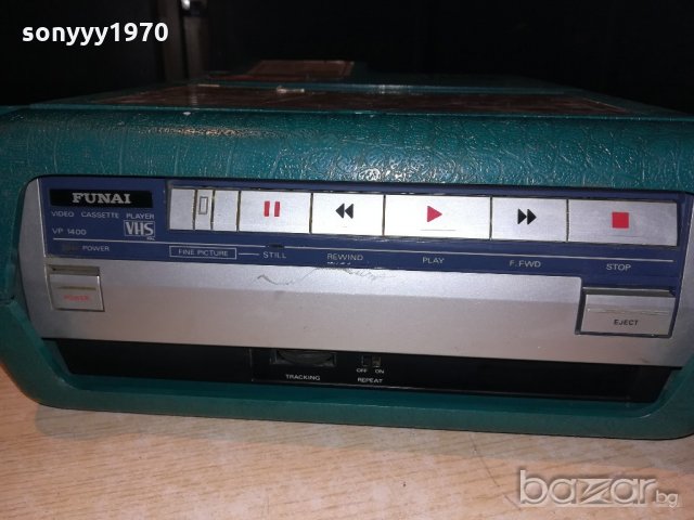 funai-made in japan-ретро видео с куфар-внос швеицария, снимка 13 - Плейъри, домашно кино, прожектори - 21237914