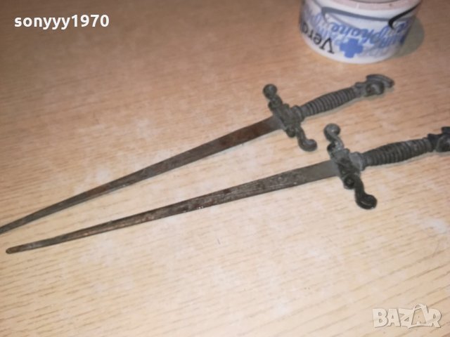 антики-31х7см-2бр ретро ножове-метал-внос швеицария