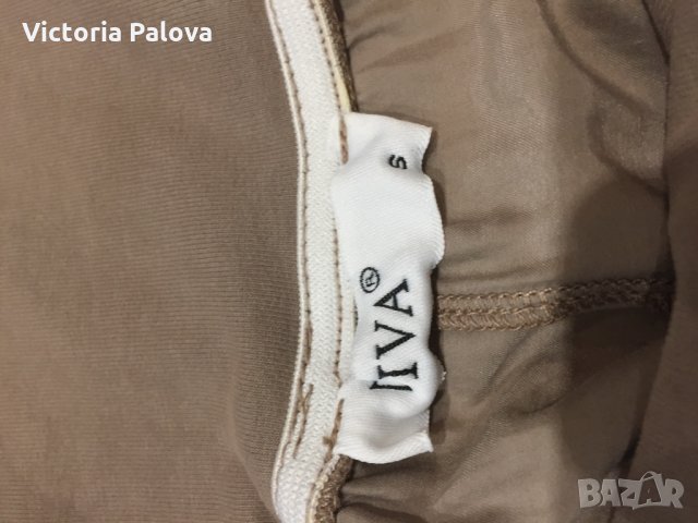 Красив панталон,коприна и памук,S, снимка 4 - Панталони - 24990707