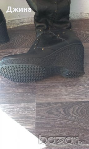 Дамски ботуши от естествена кожа, снимка 3 - Дамски ботуши - 20244949