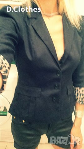 вталено сако с принт, снимка 8 - Сака - 22111647