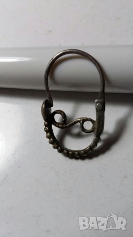 Обица старинна, снимка 7 - Други ценни предмети - 23680312