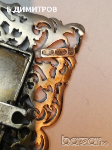 Сребърна Рамка За Снимки, снимка 5 - Антикварни и старинни предмети - 13462707