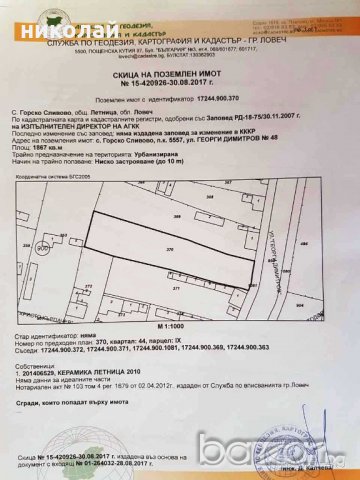 продавам упи 2000кв.м.с.горско сливово обл.ловеч