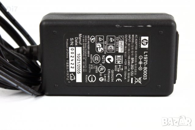 Оригинален захранващ адаптер за HP ScanJet 12V/1250 mA, снимка 1 - Захранвания и кутии - 24927582