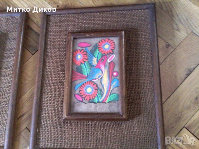 Картини дървена рамка-стъкло 285х230-2броя, снимка 2 - Картини - 22134586