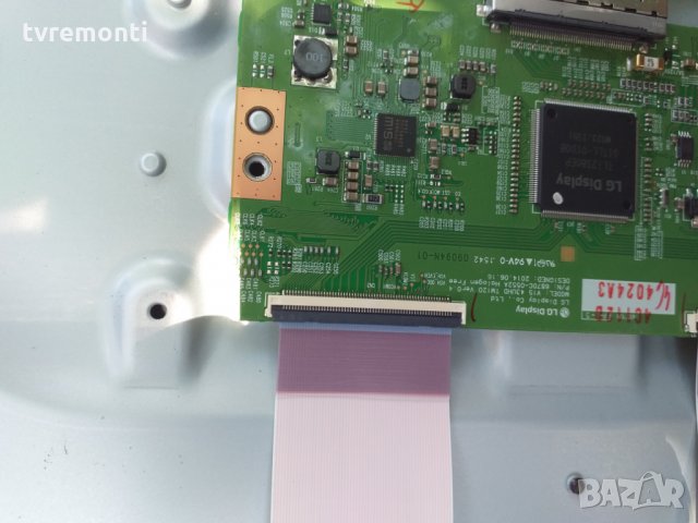 TCon BOARD LG display Co LTD MODEL , V15 43UHD TM120 Ver0.4 , P/N 6870C-0552A, снимка 2 - Части и Платки - 25569575
