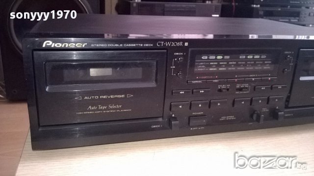 поръчан-Pioneer ct-w208r reverse/dolby bc nr-2 гнезда-внос швеицария, снимка 10 - Ресийвъри, усилватели, смесителни пултове - 15846282