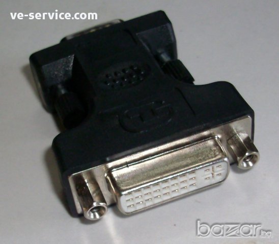 Адаптер / преходник VGA to DVI, снимка 2 - Кабели и адаптери - 13147996