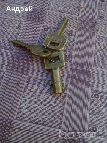 Секретен бронзов ключ, снимка 3 - Антикварни и старинни предмети - 19496131
